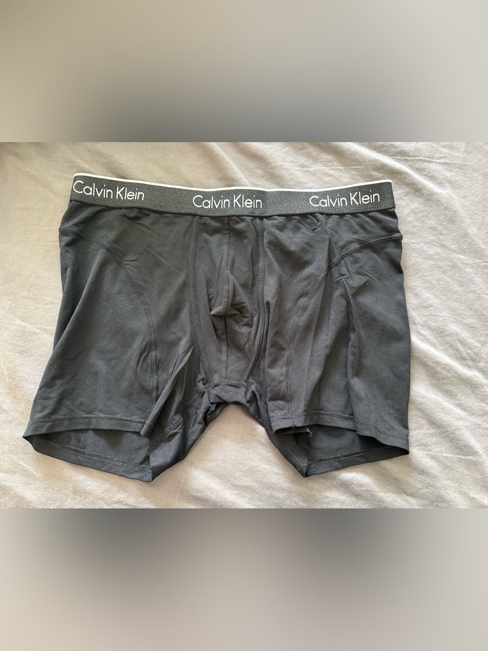 Calvin Klein Air Fx Black Boxer Briefs with Logo Waistband